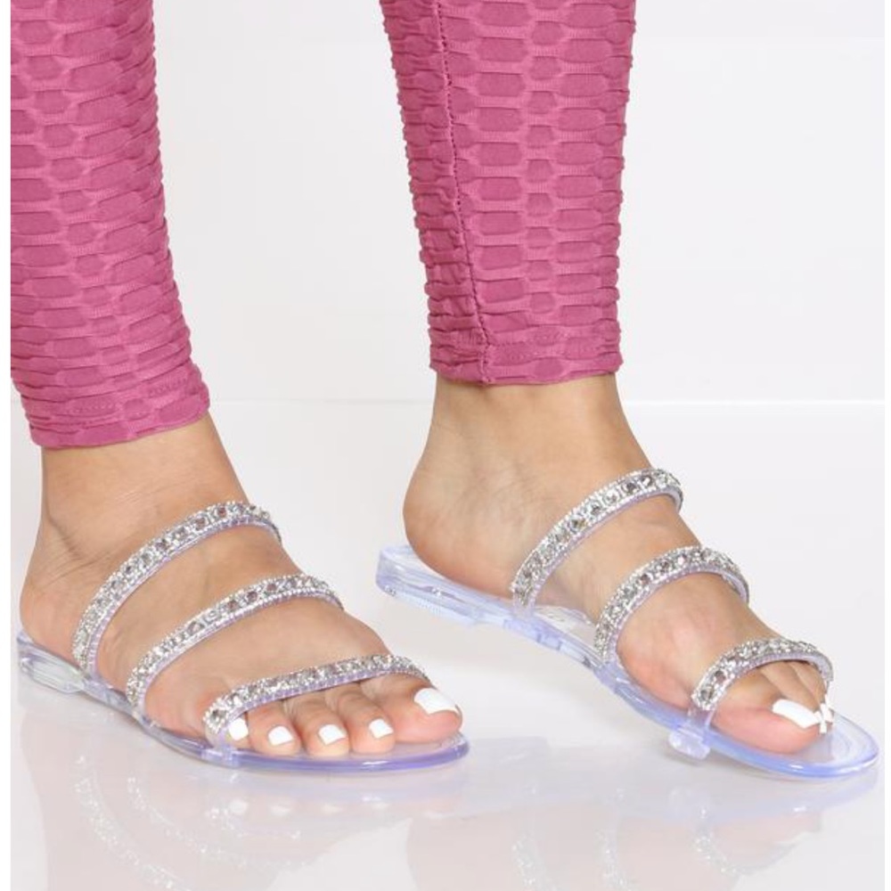 Jelly Rhinestone Slide - Picture 15 of 15